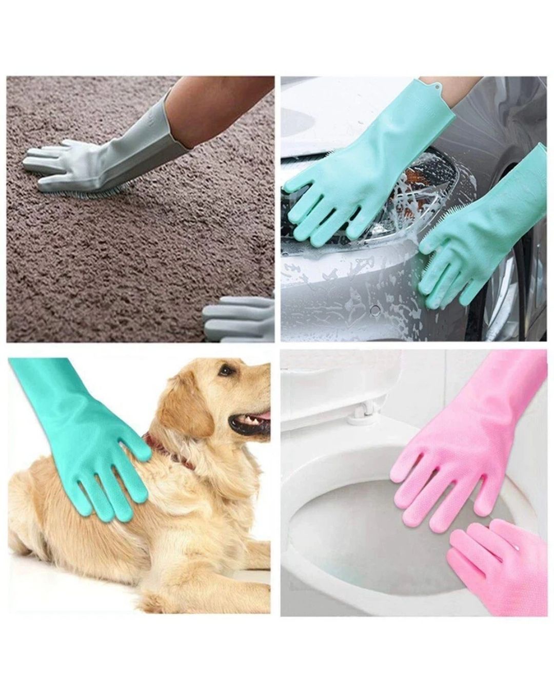 Silica Gel Cleaning Gloves