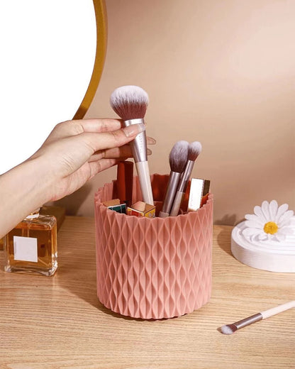 Rotatable Makeup Brush Holder Organizer