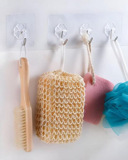 Transparent Adhesive Flower Hooks