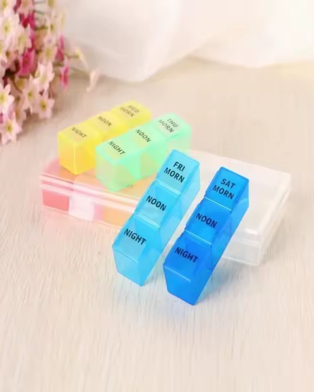 7 Days Rainbow Pill Organizer
