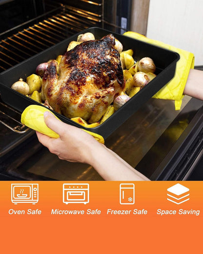 2-Piece Diamond Baking Pan Set