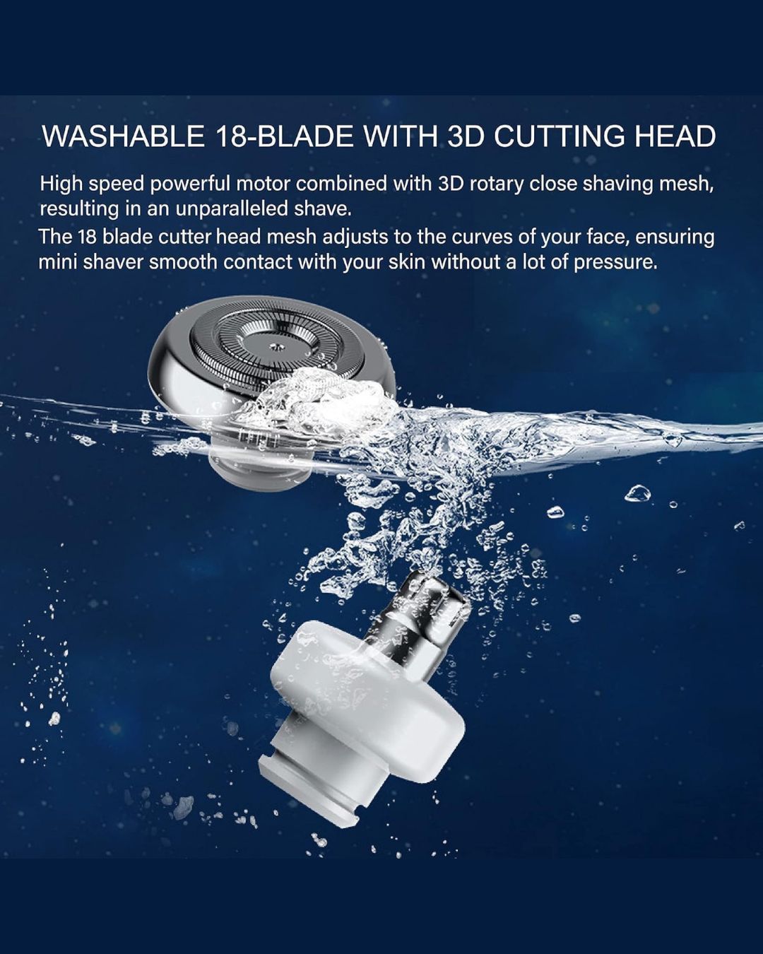 2 in 1 Mini Capsule Electric Shaver