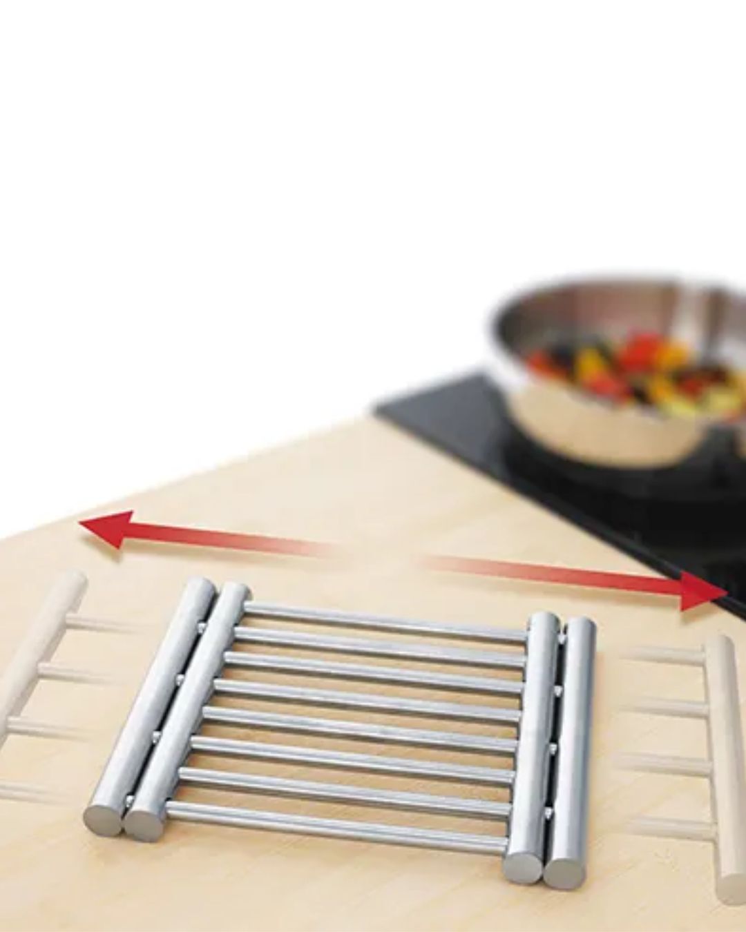 Extendable Stainless Steel Trivet Stand