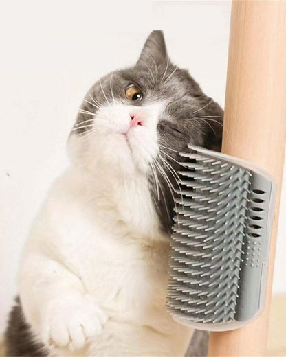 Self-Grooming Cat Wall Scratcher