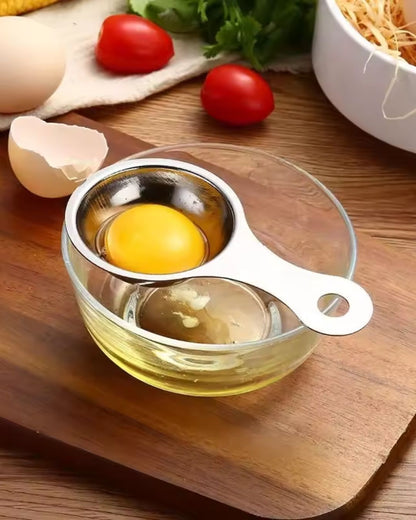 Stainless Steel Egg Separator & Measuring Spoons Set