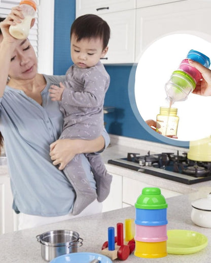 3 Layer Baby Milk Powder Container