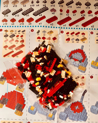 3D Mickey Mouse Lego Building Blocks