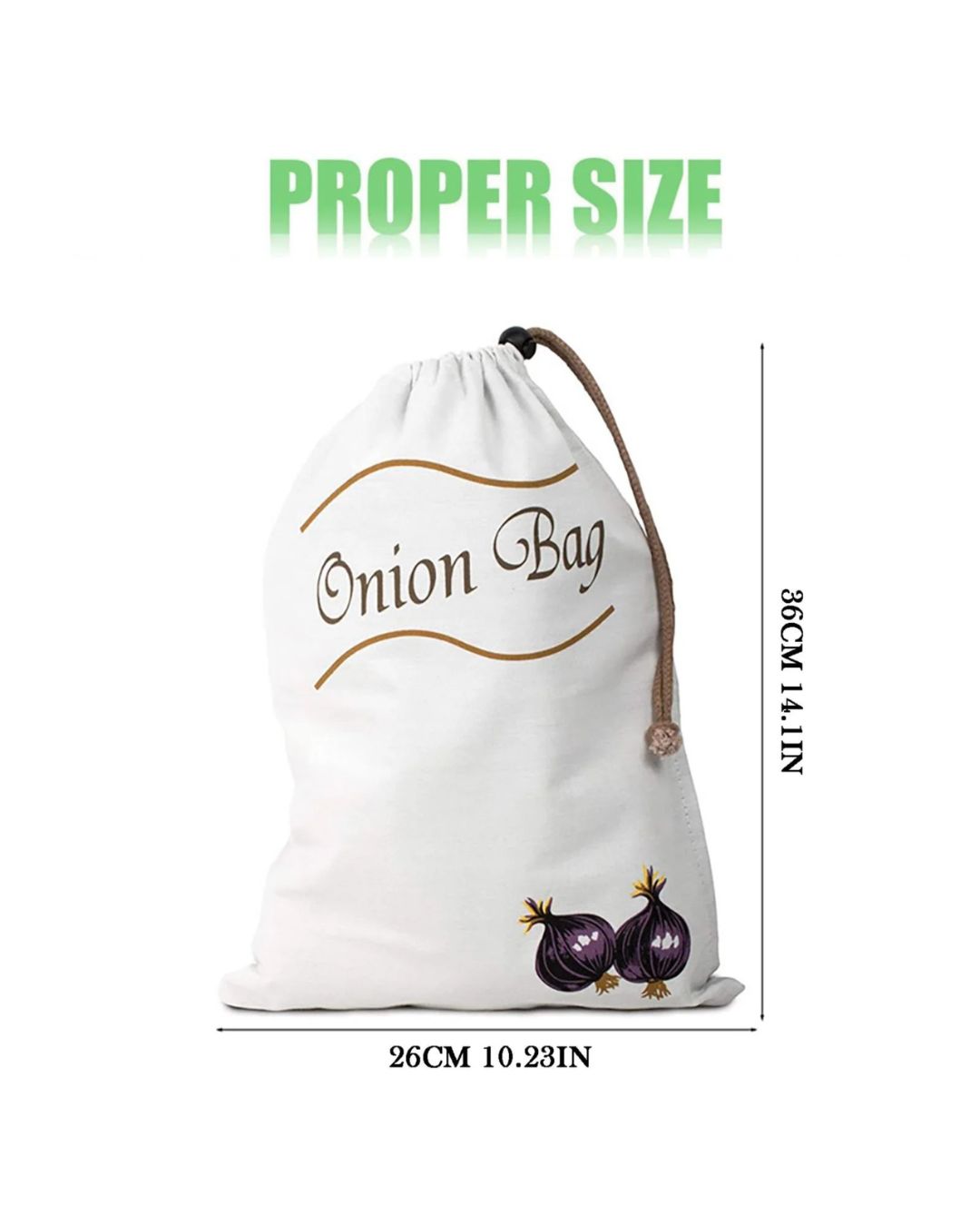 Reusable Onion Storage Bag