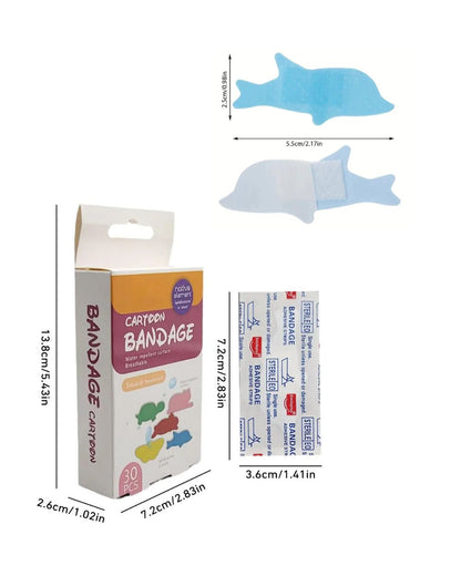 Animal Themed Waterproof & Breathable Band-aids