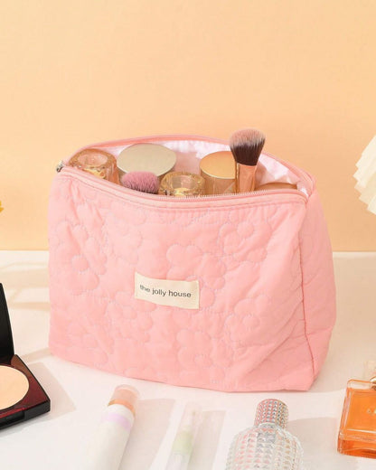 Quilted Design Cosmetic Bag