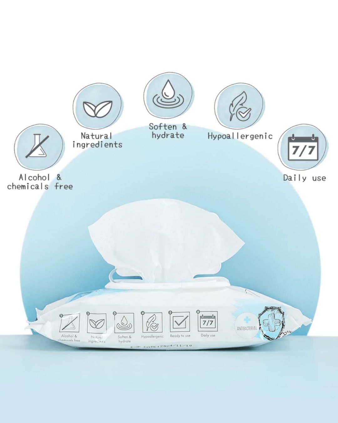 Pet Cleaning & Grooming Wipes