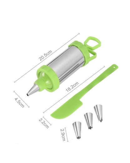 Stainless Steel Cake Decorating Syringe Set