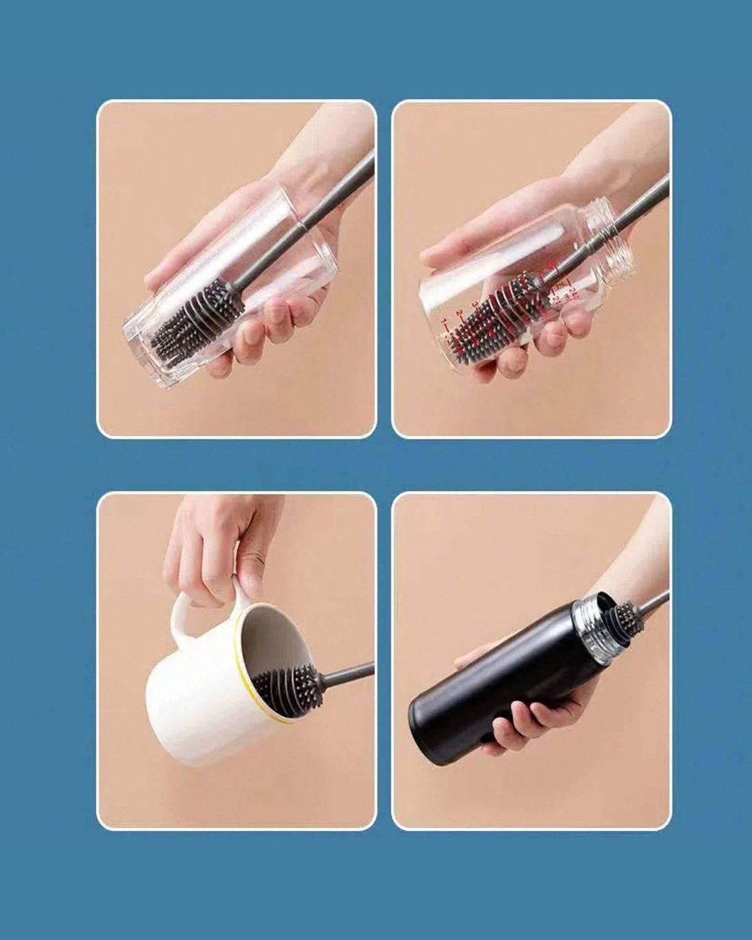 Long Handle Bottle Cleaning Brush