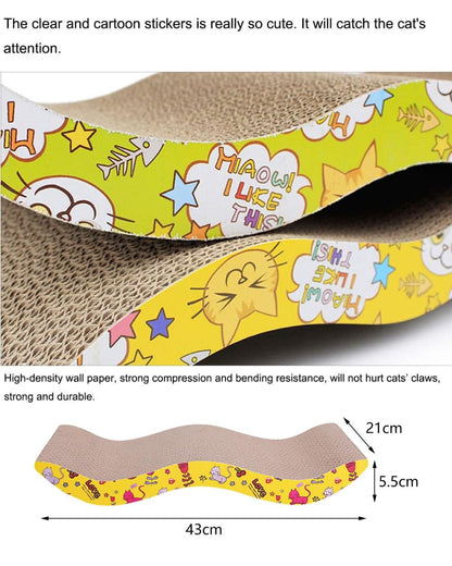Reversible Cat Scratcher Cardboard
