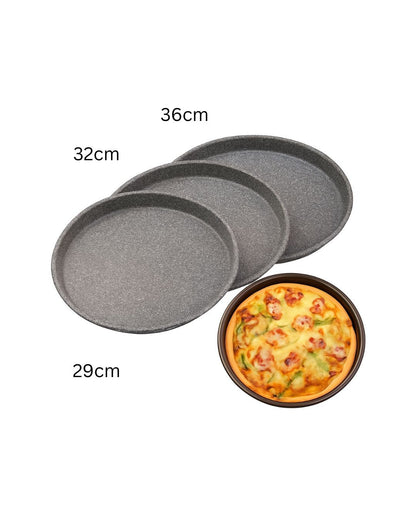 Carbon Steel Pizza Pan Set of 3