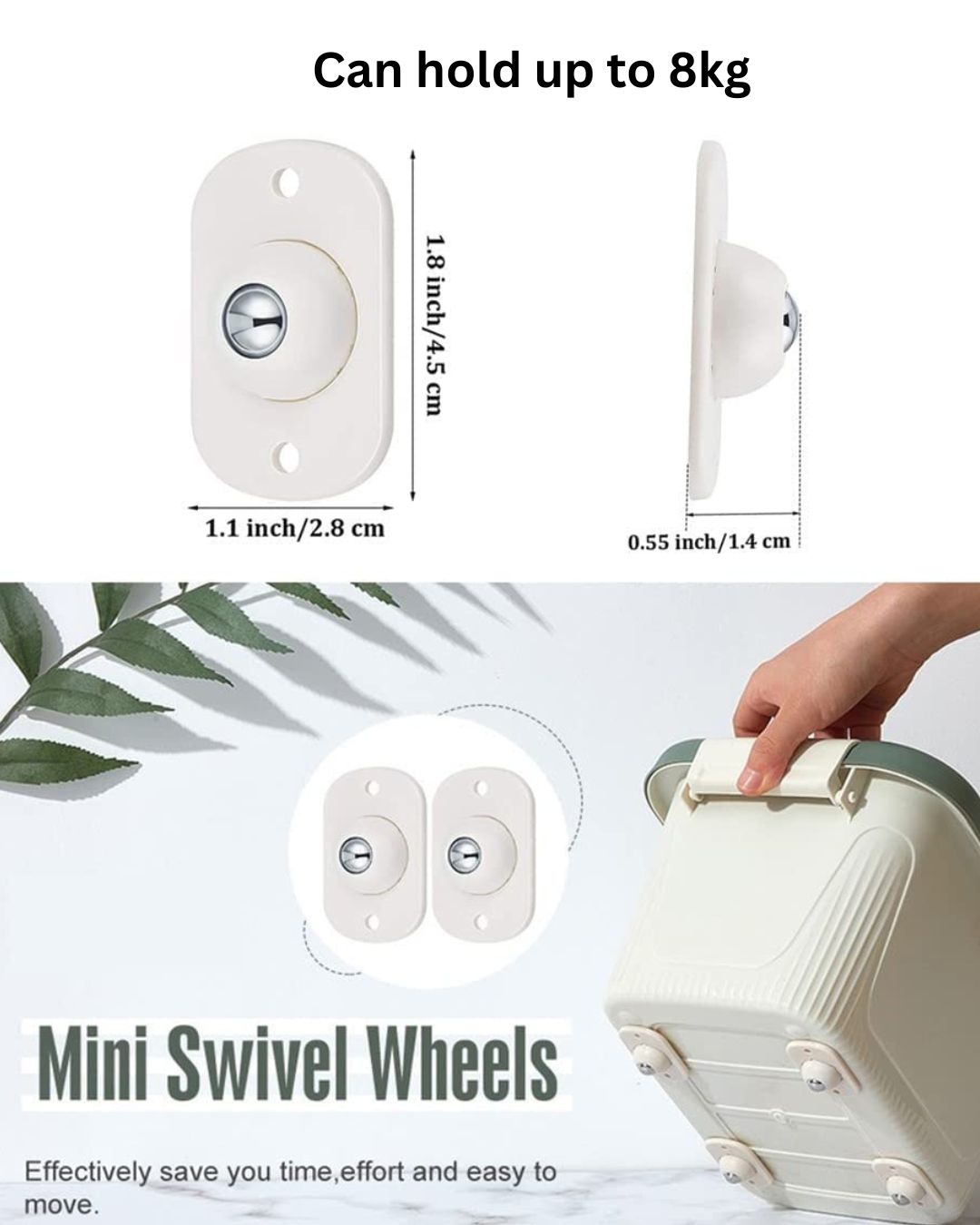 Self Adhesive Swivel Casters