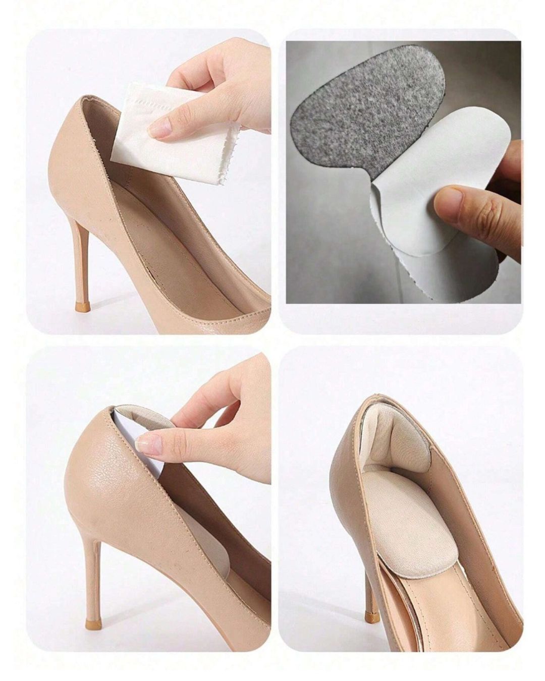 Anti-Friction High Heel Pads