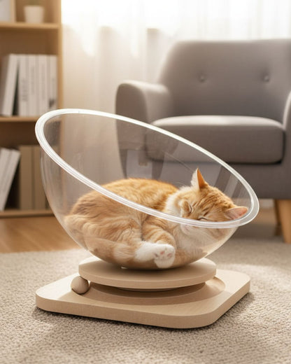 Space Capsule Cat Nest