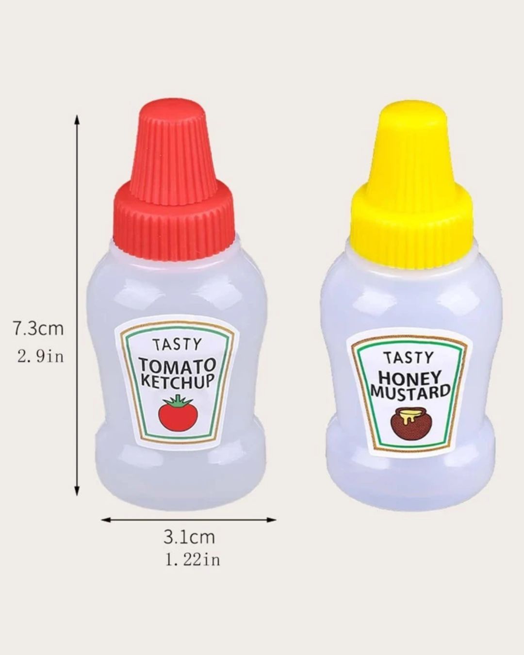 Mini Squeezy Sauce Bottles