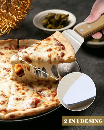 Stainless Steel Triangular Spatula Wood Handle