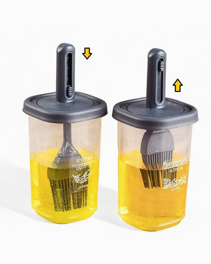 Silicone Brushed Oil Containers