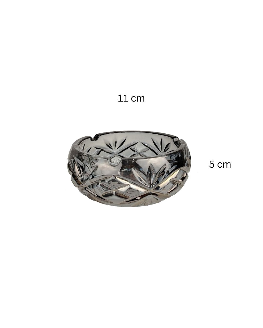 Glass Round Crystal Ashtray