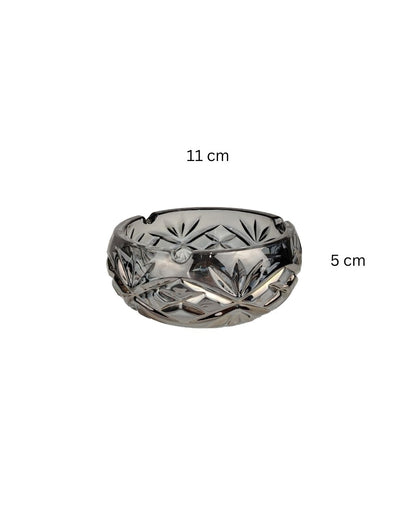 Glass Round Crystal Ashtray