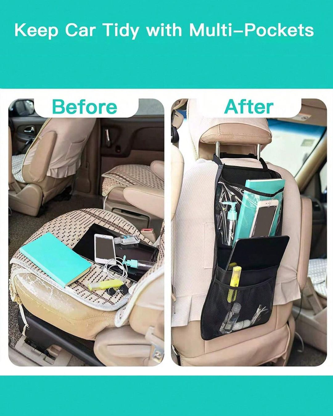 Car Back Seat Organizer