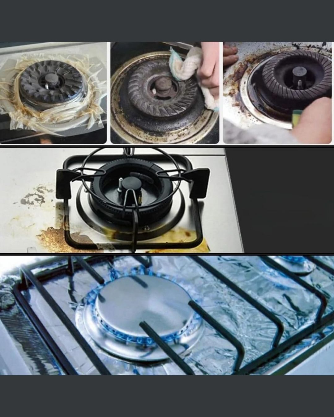 Aluminum Foil Stove Cover