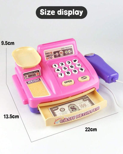 Supermarket Cash Register with Shopping Cart