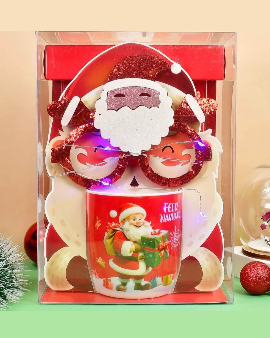 Christmas Mug Gift with Light