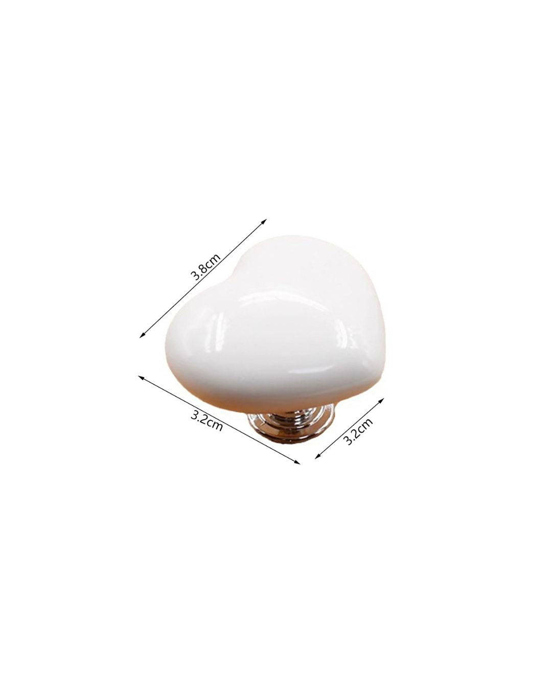 Heart Toilet Push Button