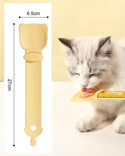 Cat Treat Squeeze Spoon