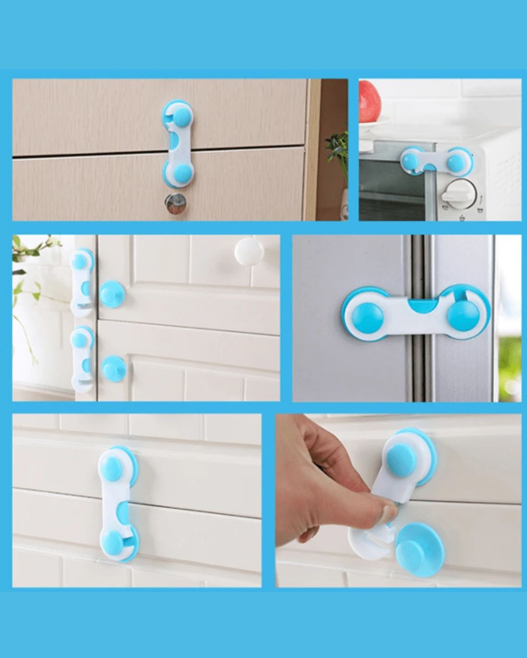 Safety Lock Buckle Cabinet