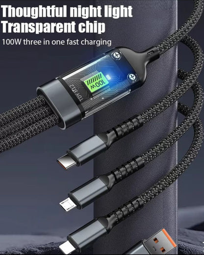 3 In 1 Fast Charging Cable