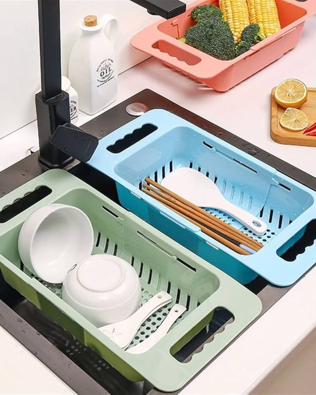 Expandable Kitchen Drainer