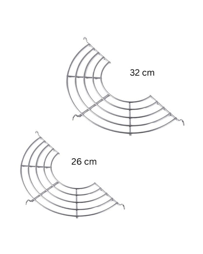 Stainless Steel Half Round Oil Draining Rack