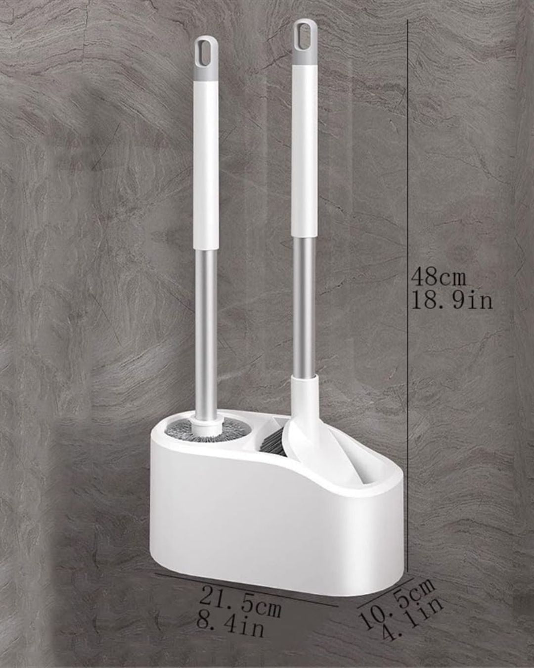 2in1 Wall-mounted Bathroom Toilet Brush