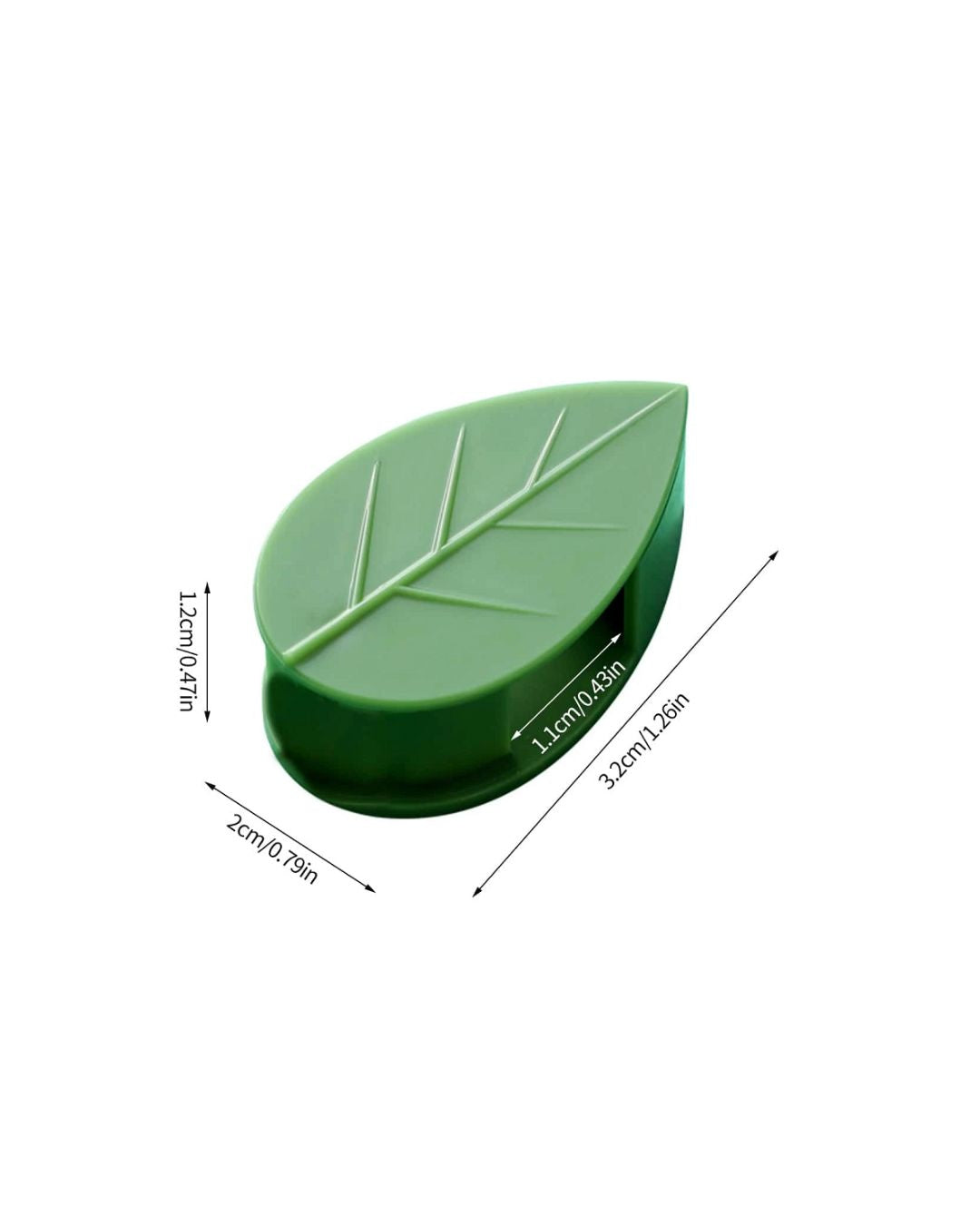Leaf-Shaped Adhesive Greenery Fixator