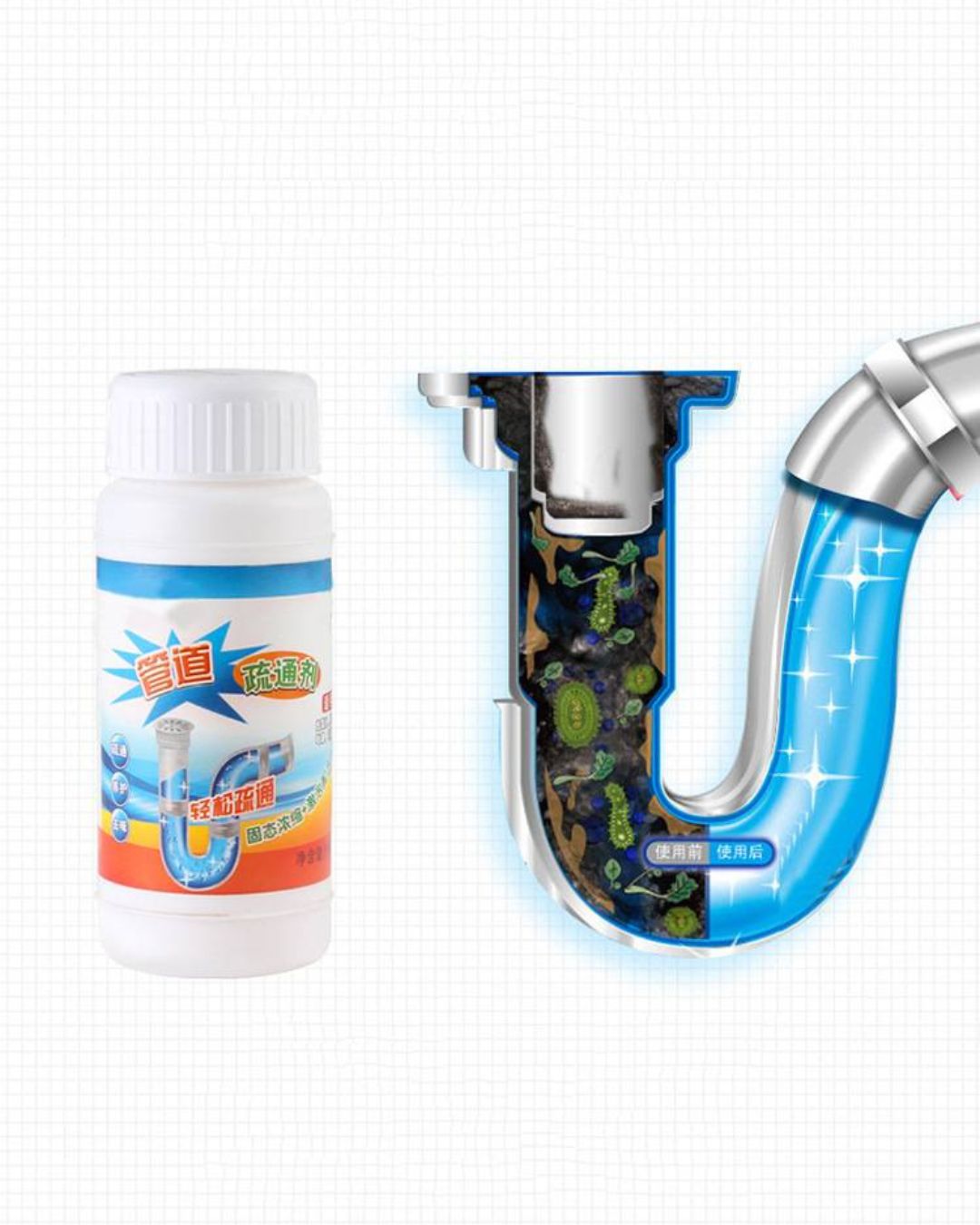 Anti Clogging Cleaning Powder Agent