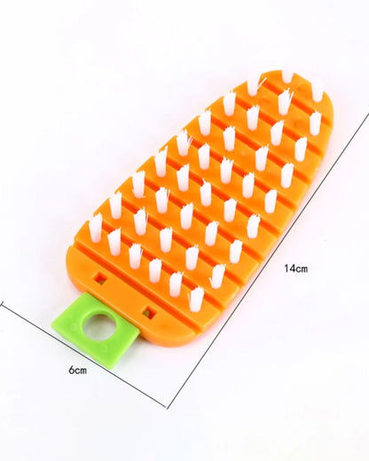 Carrot Shape Vegetable Cleaning Brush