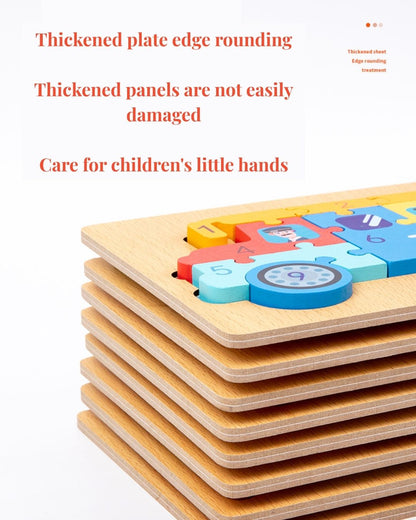 3D Wooden Montessori Puzzle Educational Toys
