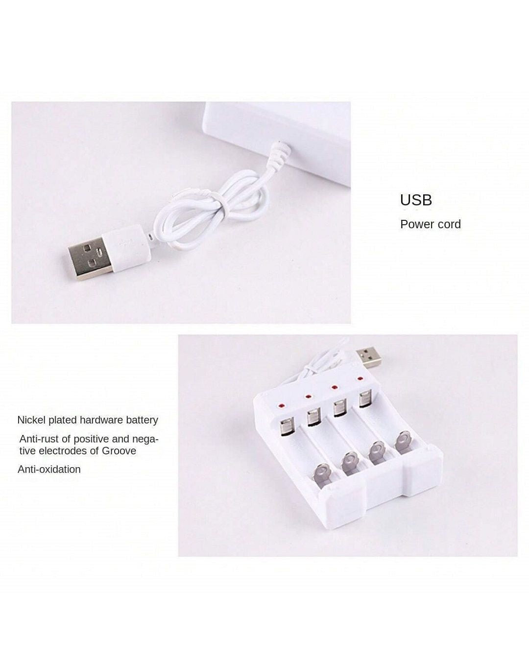 USB AA & AAA Battery Charger