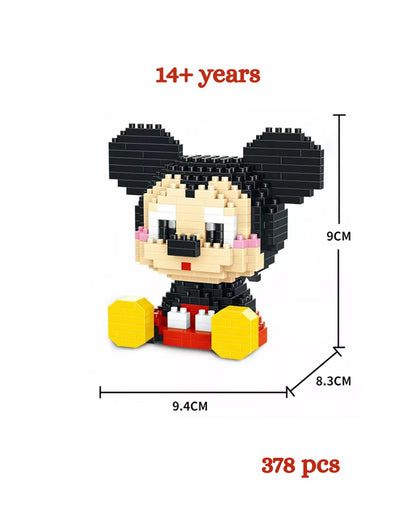 3D Mickey Mouse Lego Building Blocks