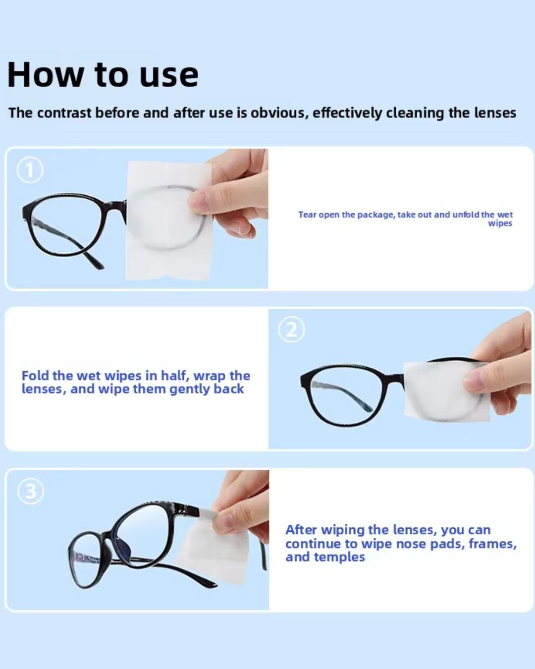 Lens Cleaning Wipes