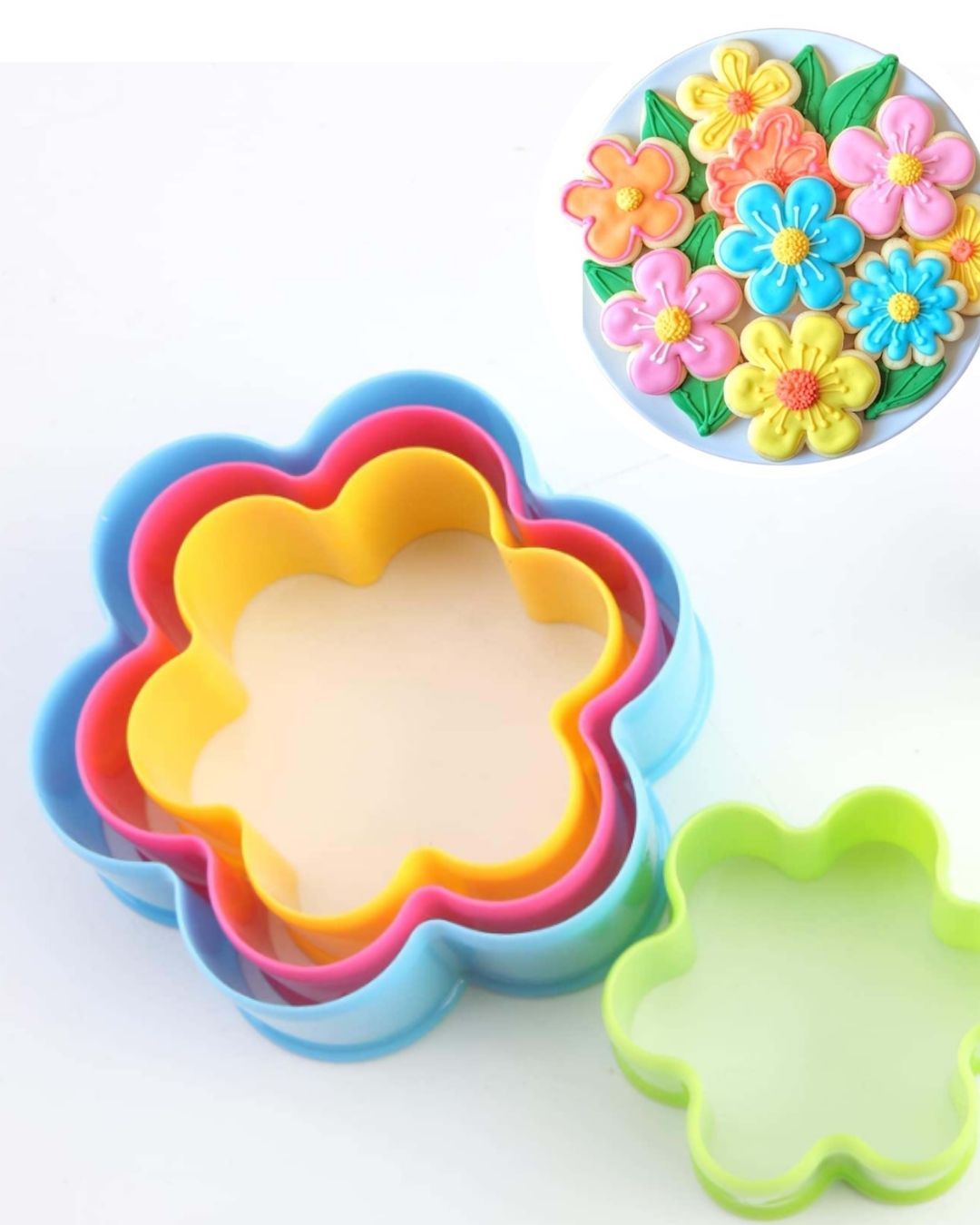 5-Piece Plastic Cookie Cutter Set