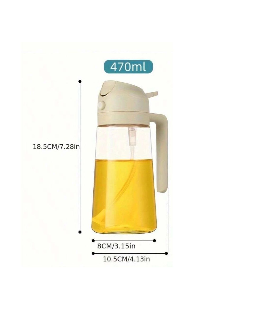 2 in 1 Oil Dispenser Spray Bottle