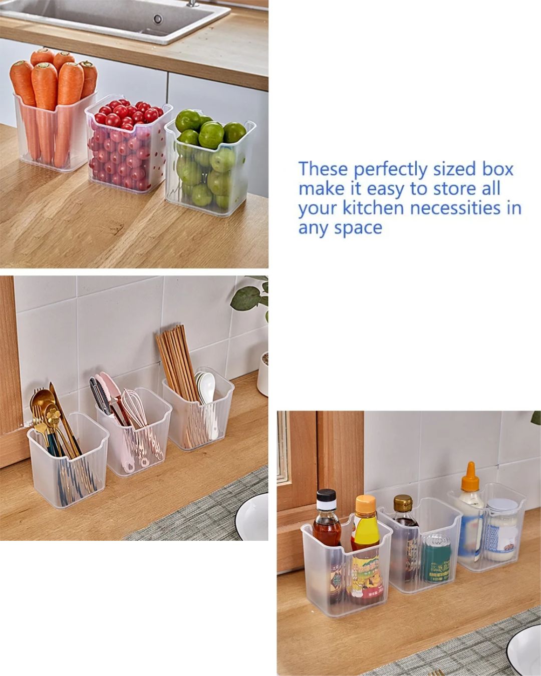 Mini Refrigerator Side Door Storage Box