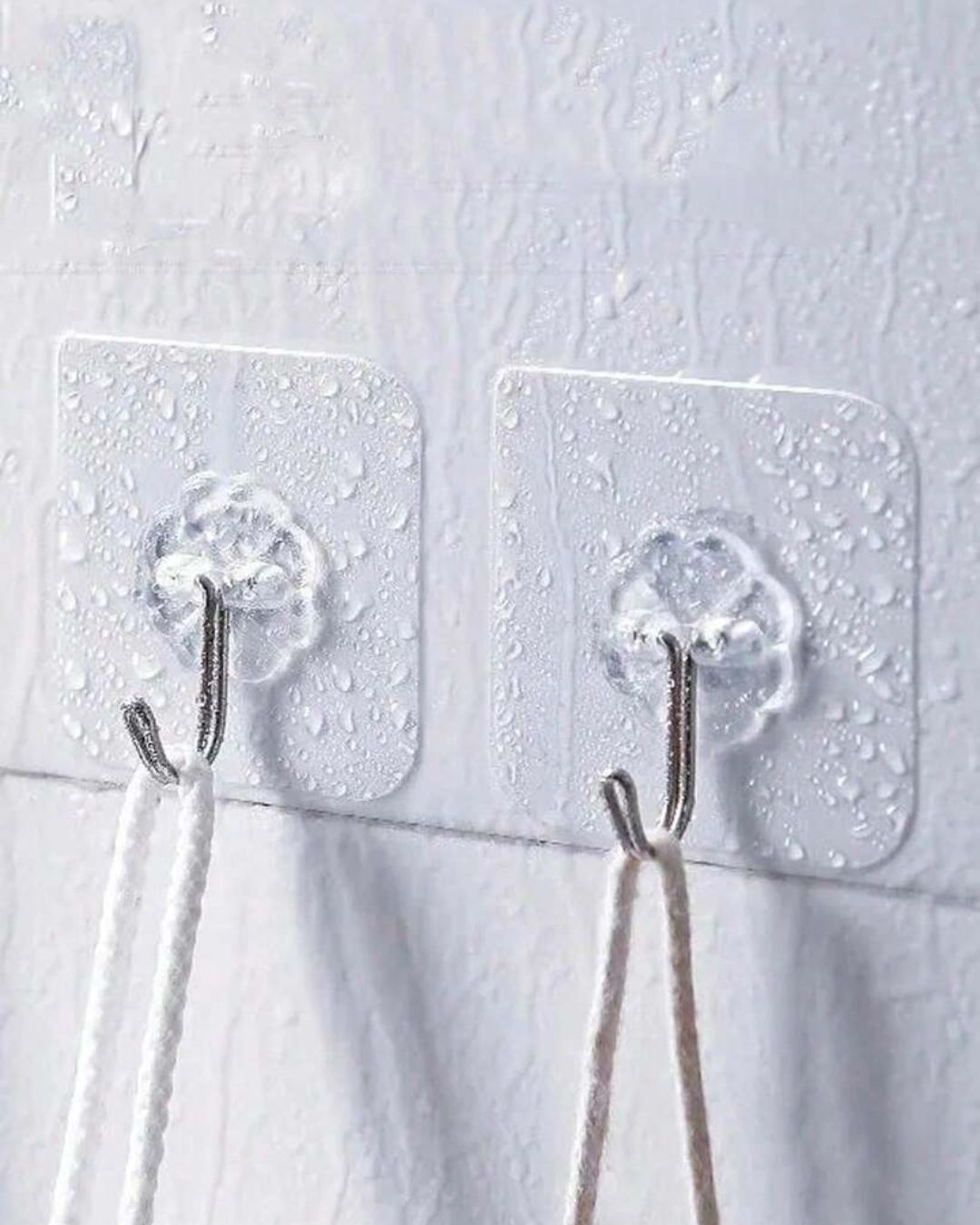 Transparent Adhesive Flower Hooks
