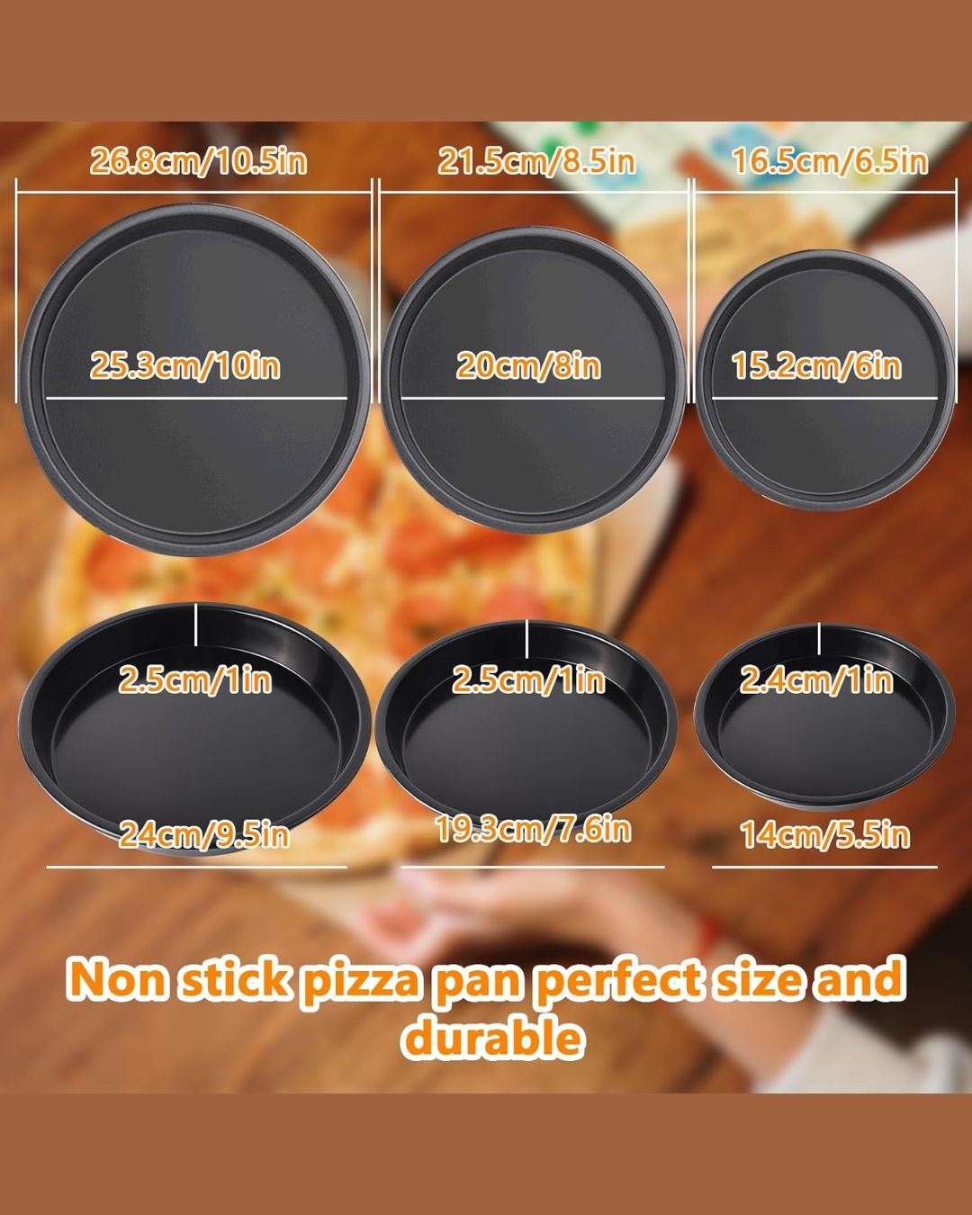 Pizza Pan Set of 3